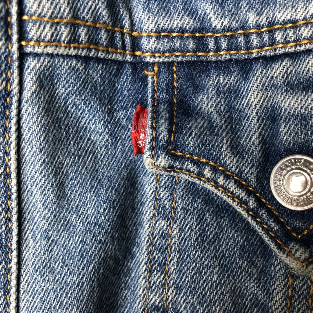 Levi's denim jacket, denim jacket, women's size L cotton blue type Vintage Second Hand