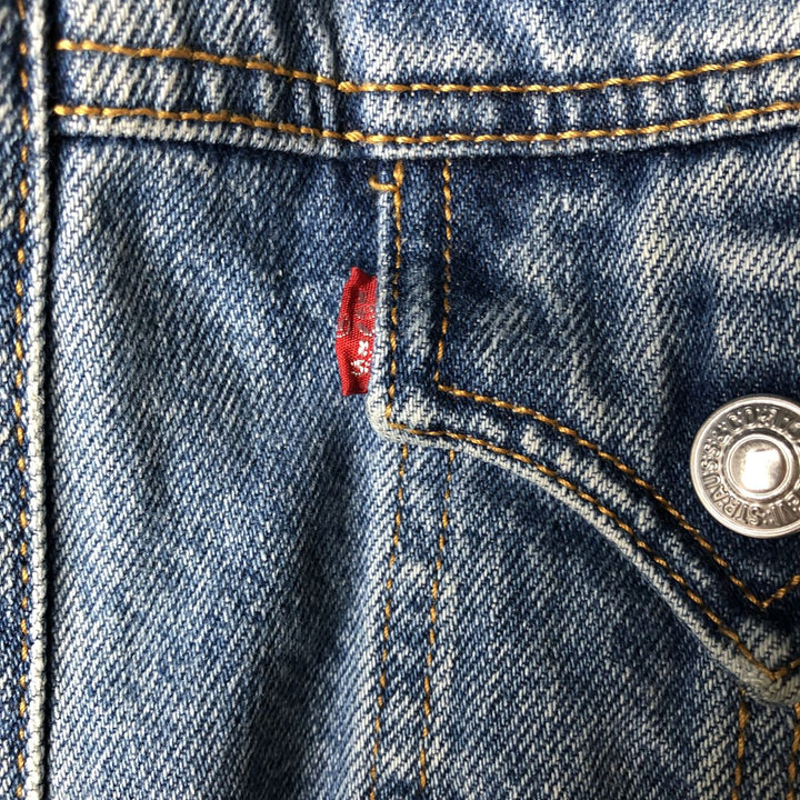 Levi's denim jacket, denim jacket, women's size L cotton blue type Vintage Second Hand