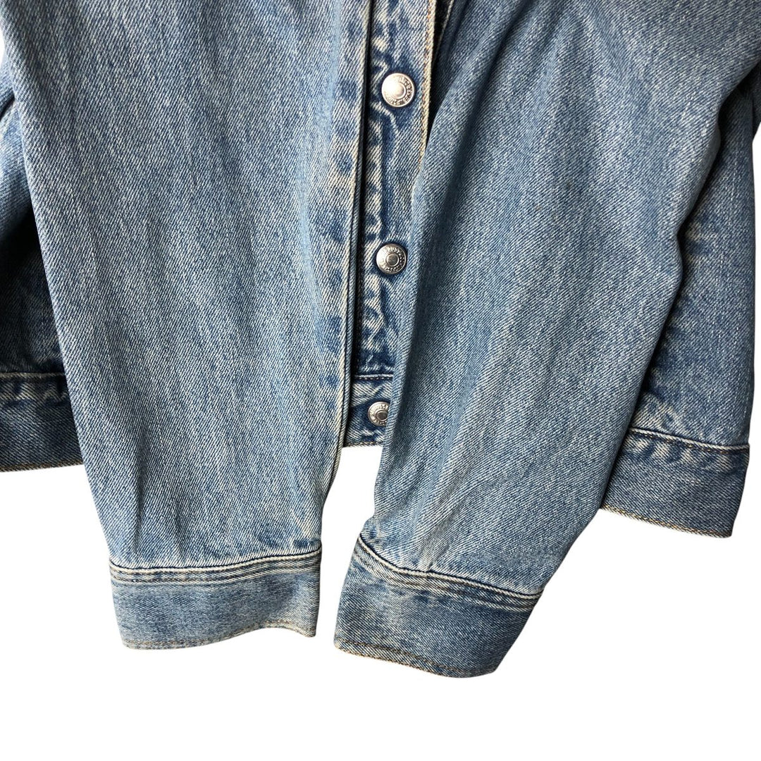 Levi's denim jacket, denim jacket, women's size L cotton blue type Vintage Second Hand
