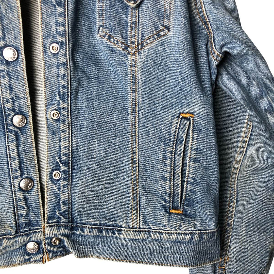 Levi's denim jacket, denim jacket, women's size L cotton blue type Vintage Second Hand