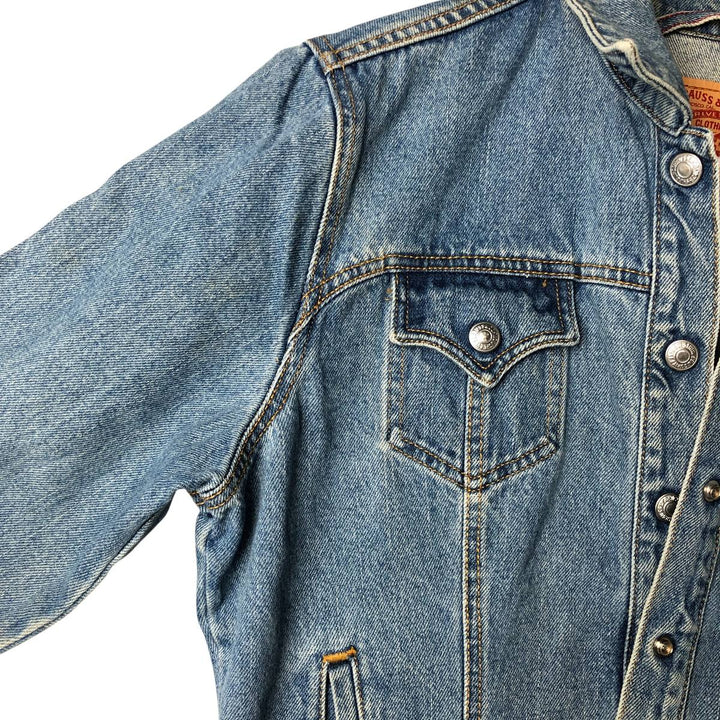 Levi's denim jacket, denim jacket, women's size L cotton blue type Vintage Second Hand