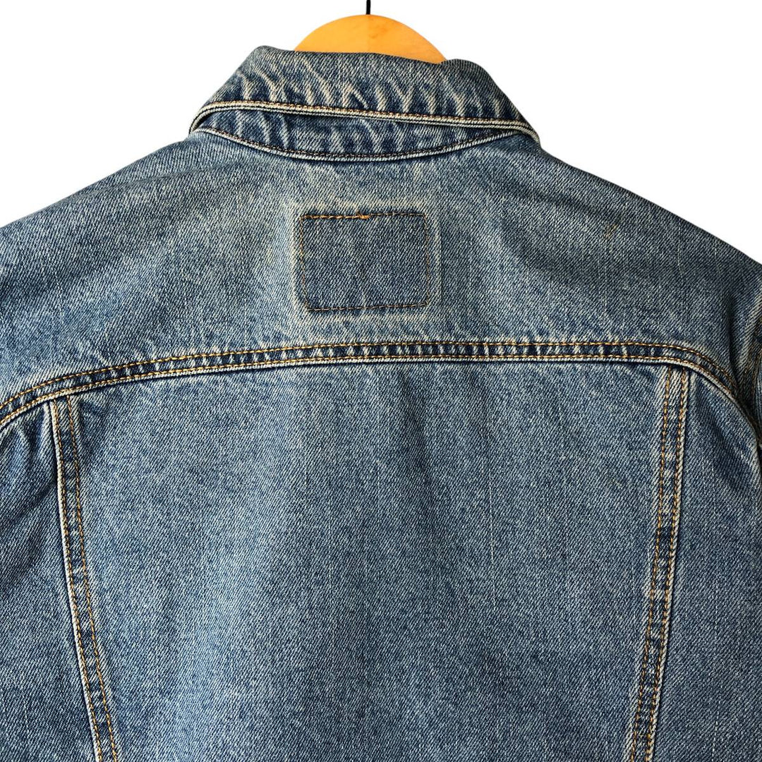 Levi's denim jacket, denim jacket, women's size L cotton blue type Vintage Second Hand