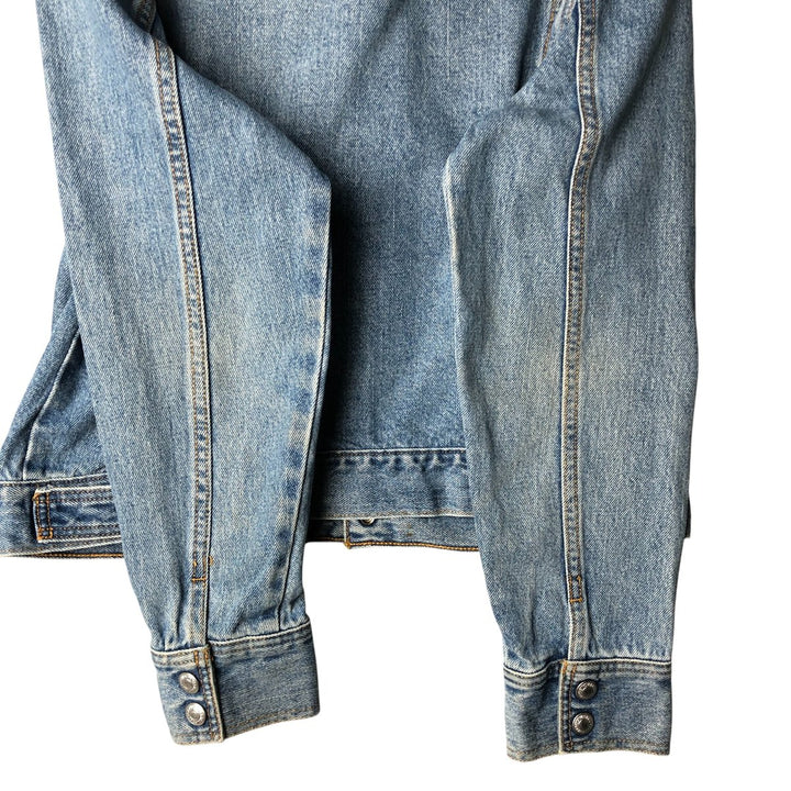 Levi's denim jacket, denim jacket, women's size L cotton blue type Vintage Second Hand