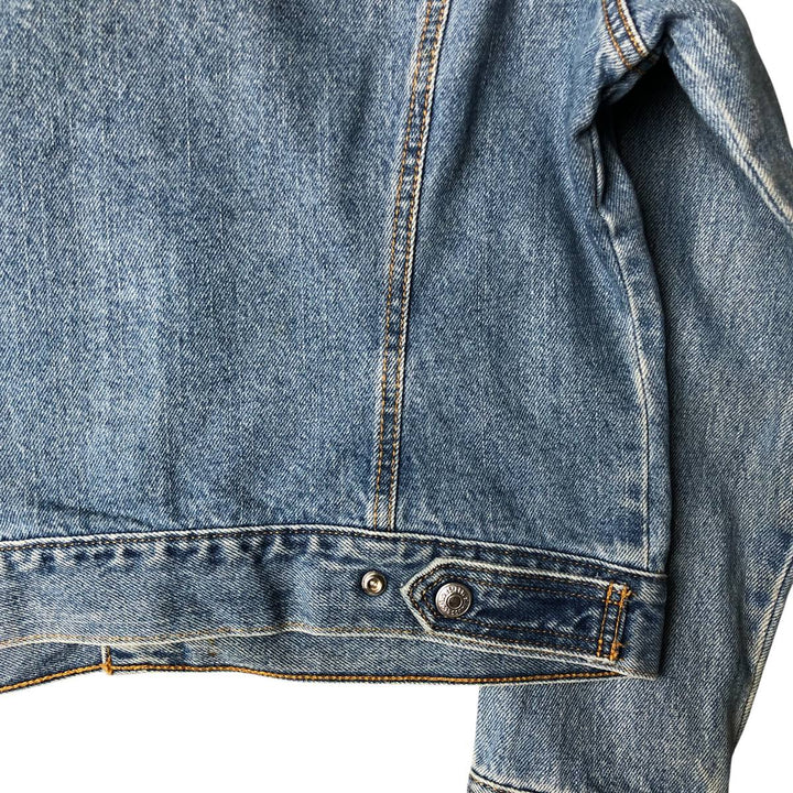 Levi's denim jacket, denim jacket, women's size L cotton blue type Vintage Second Hand