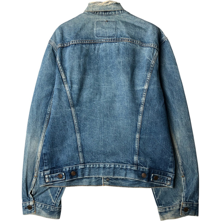 Vintage 1980'S Levi's 610-0209 denim jacket, size XL, women's cotton blue type Vintage Second Hand