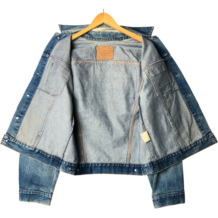 Vintage 1980'S Levi's 610-0209 denim jacket, size XL, women's cotton blue type Vintage Second Hand