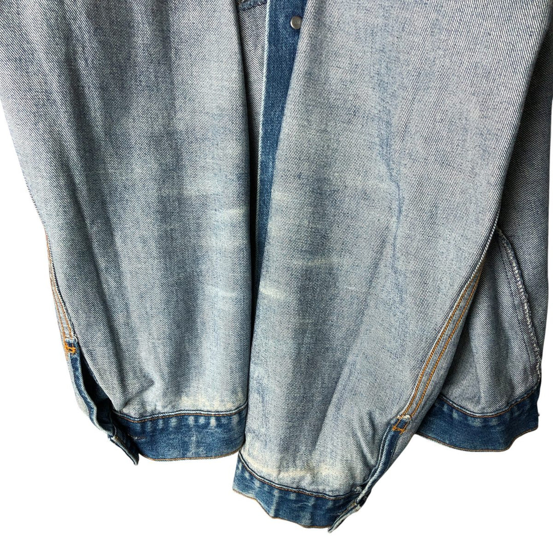 Vintage 1980'S Levi's 610-0209 denim jacket, size XL, women's cotton blue type Vintage Second Hand