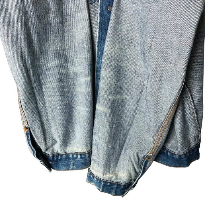 Vintage 1980'S Levi's 610-0209 denim jacket, size XL, women's cotton blue type Vintage Second Hand