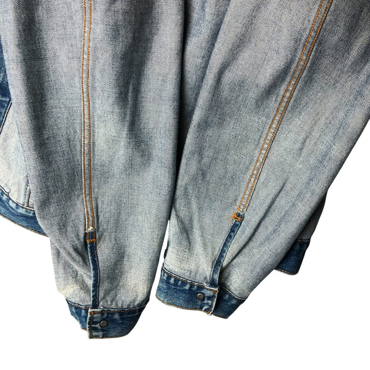 Vintage 1980'S Levi's 610-0209 denim jacket, size XL, women's cotton blue type Vintage Second Hand