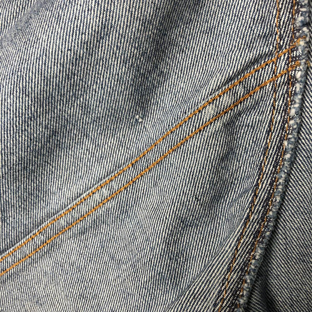 Vintage 1980'S Levi's 610-0209 denim jacket, size XL, women's cotton blue type Vintage Second Hand