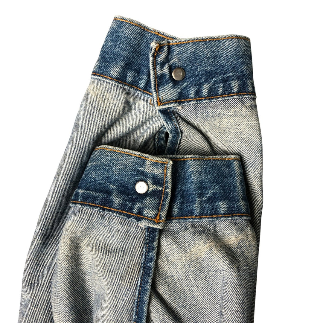 Vintage 1980'S Levi's 610-0209 denim jacket, size XL, women's cotton blue type Vintage Second Hand