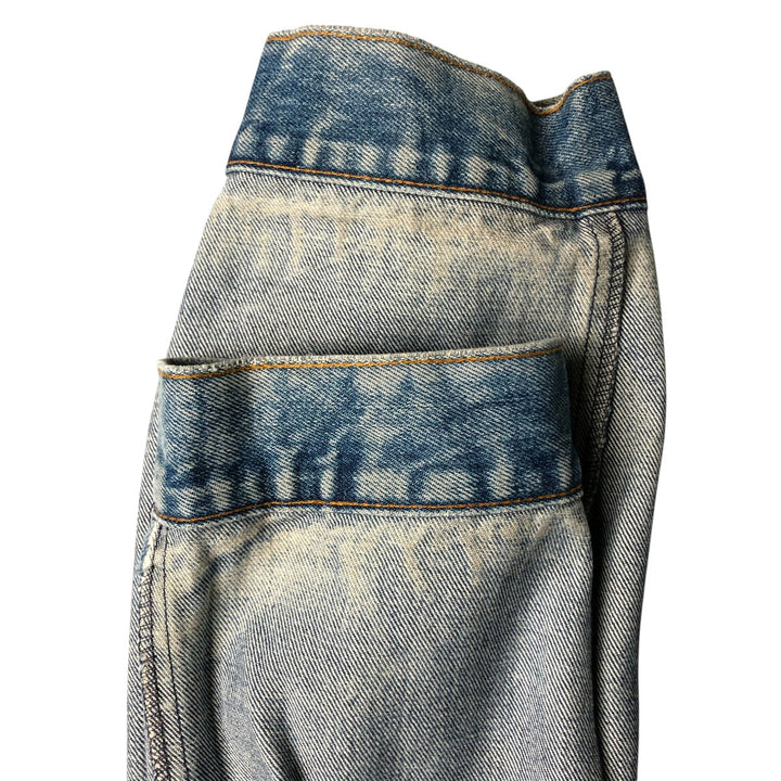 Vintage 1980'S Levi's 610-0209 denim jacket, size XL, women's cotton blue type Vintage Second Hand