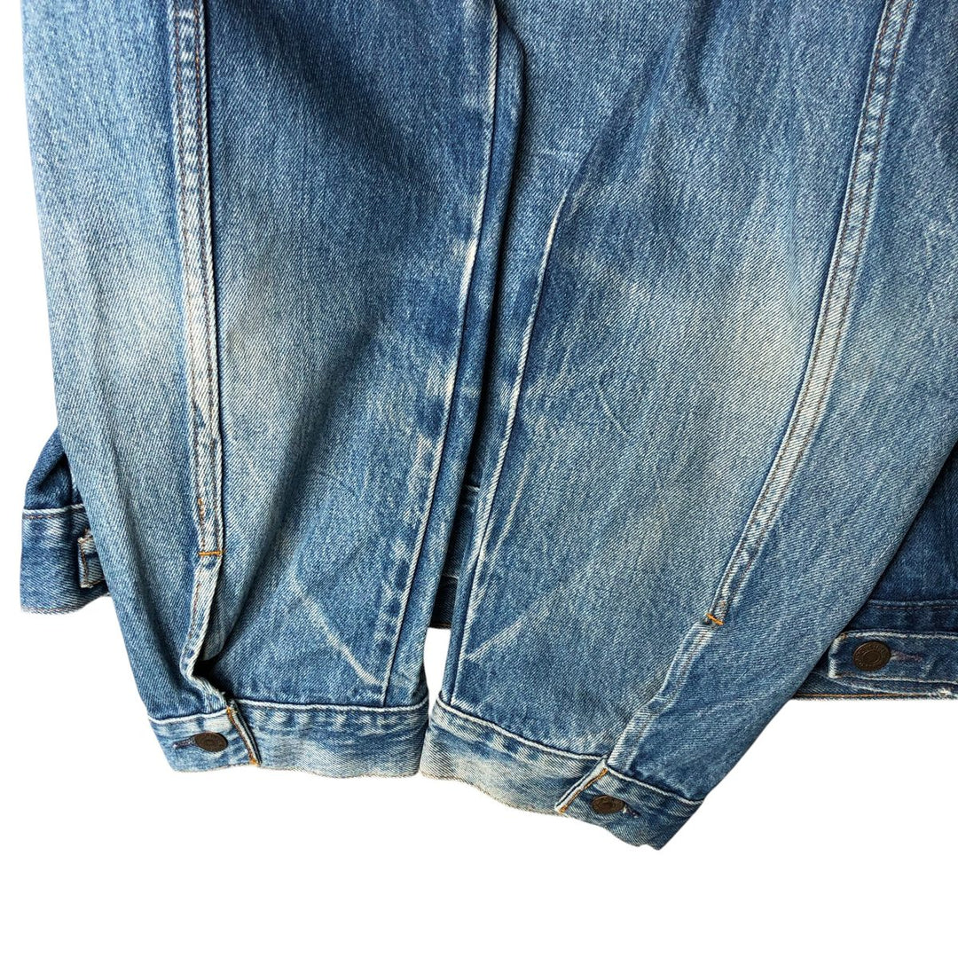 Vintage 1980'S Levi's 610-0209 denim jacket, size XL, women's cotton blue type Vintage Second Hand