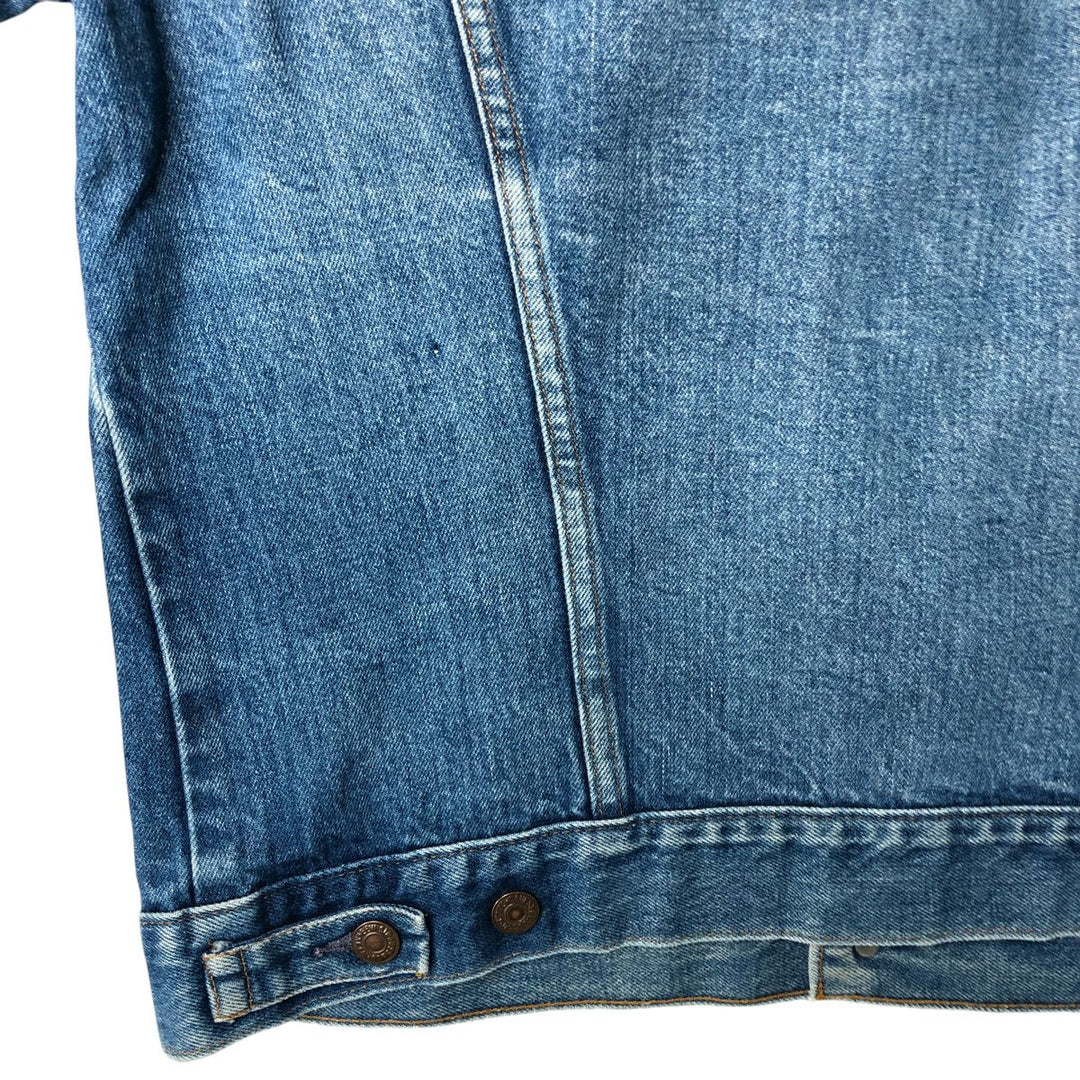 Vintage 1980'S Levi's 610-0209 denim jacket, size XL, women's cotton blue type Vintage Second Hand