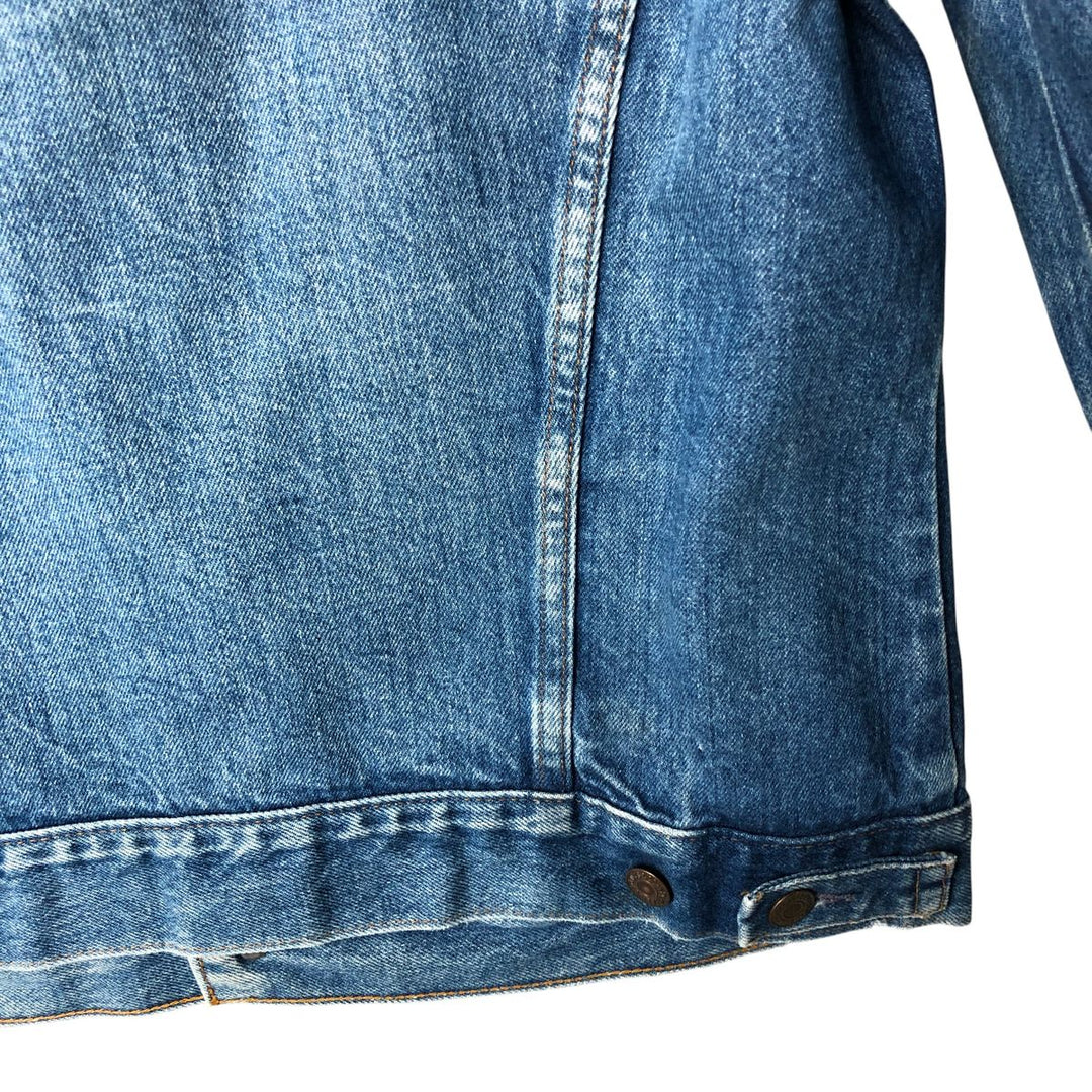 Vintage 1980'S Levi's 610-0209 denim jacket, size XL, women's cotton blue type Vintage Second Hand