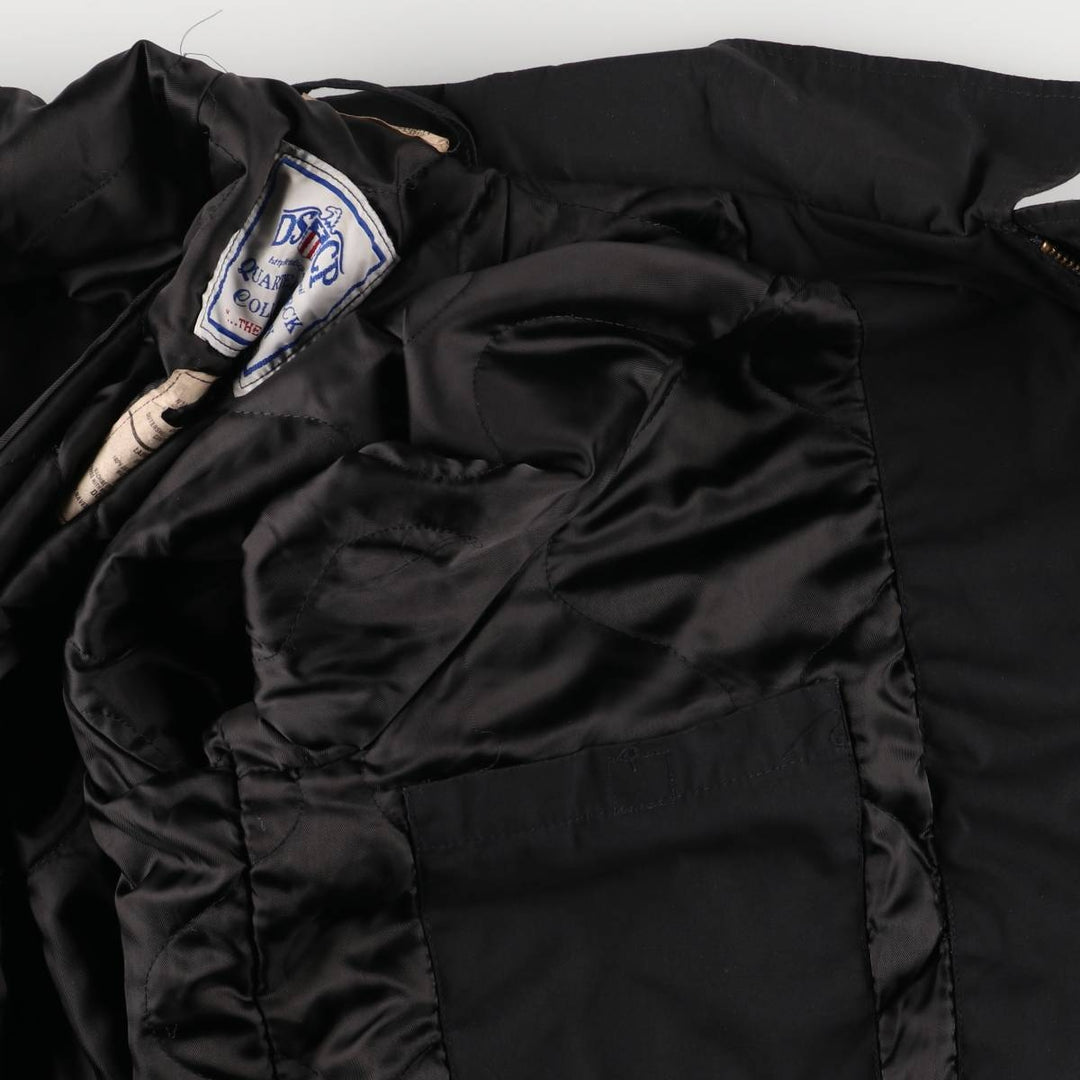 Authentic 2000'S US military DSCP padded military utility jacket, made in the USA, MEDIUM-XXSHORT, men's size M polyester black type Vintage Second Hand