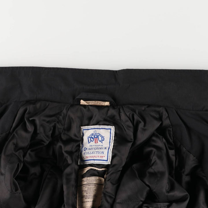 Authentic 2000'S US military DSCP padded military utility jacket, made in the USA, MEDIUM-XXSHORT, men's size M polyester black type Vintage Second Hand