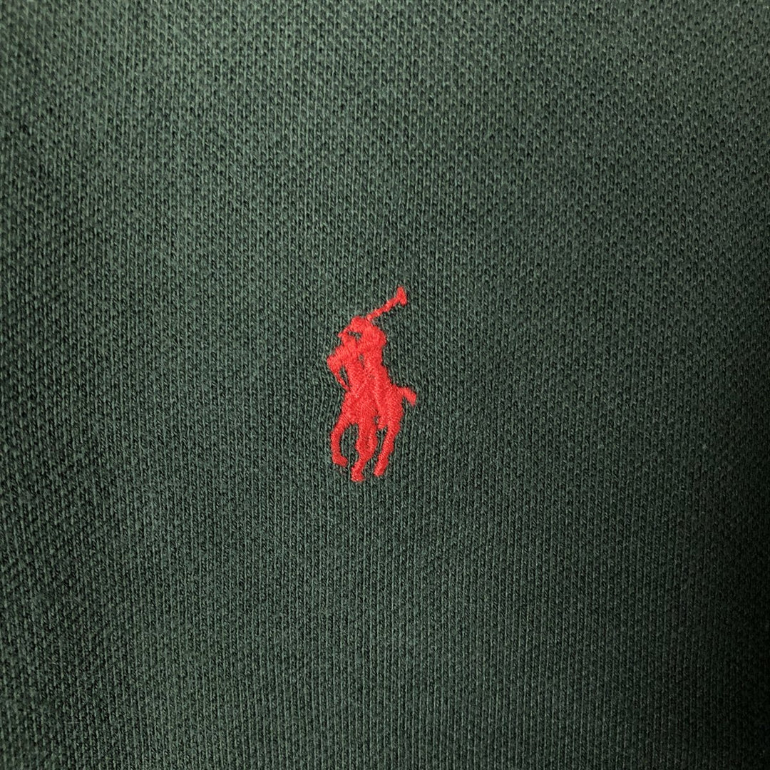 Ralph Lauren POLO by Ralph Lauren short sleeve polo shirt, men's size M cotton green type Vintage Second Hand