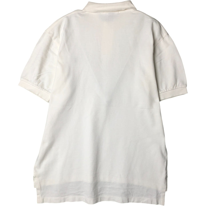 Ralph Lauren POLO by Ralph Lauren short sleeve polo shirt, men's size M cotton white type Vintage Second Hand