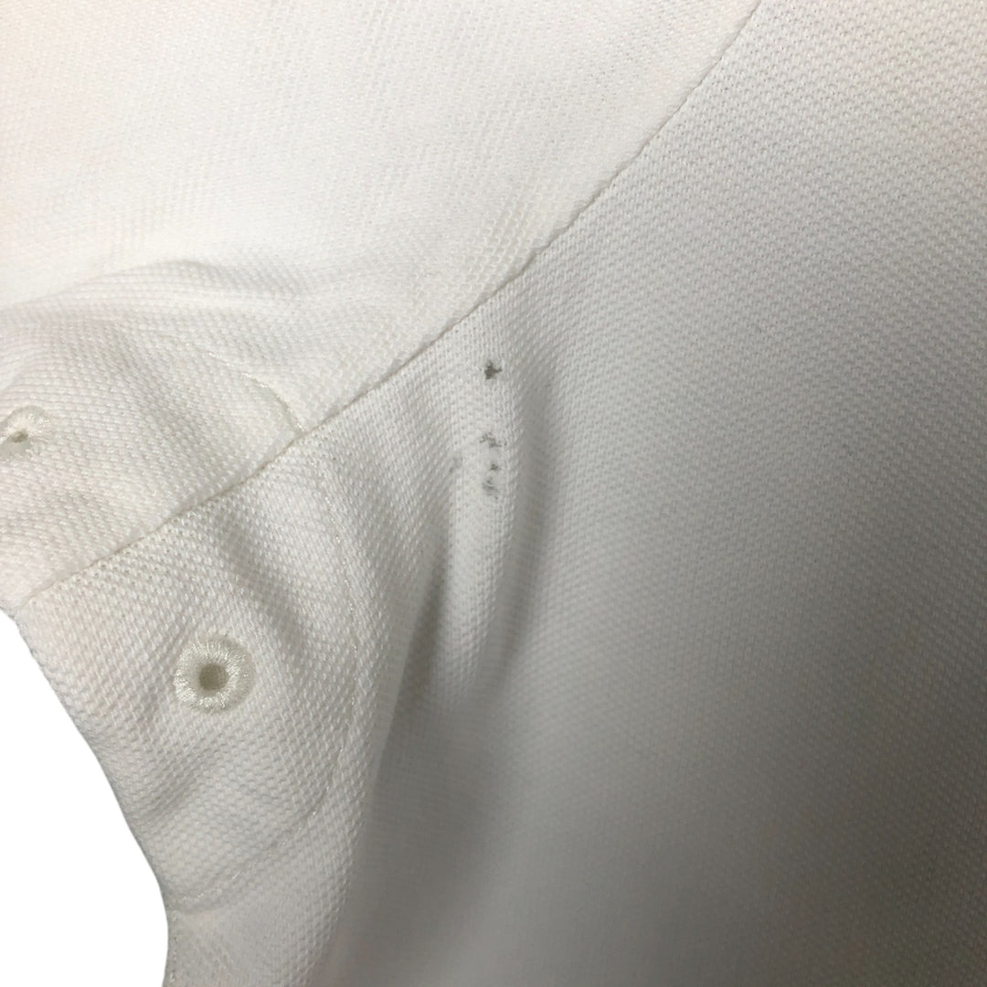 Ralph Lauren Classic Fit short sleeve polo shirt, men's size XL cotton white type Vintage Second Hand