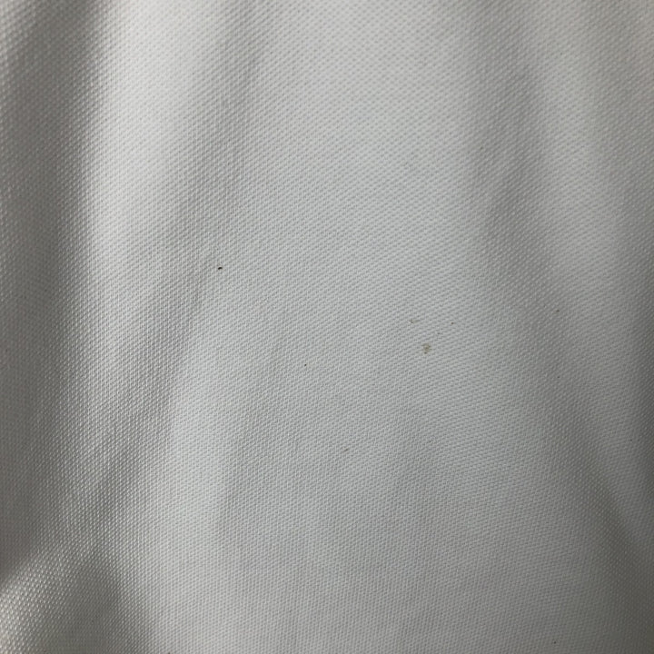 Ralph Lauren Classic Fit short sleeve polo shirt, men's size XL cotton white type Vintage Second Hand