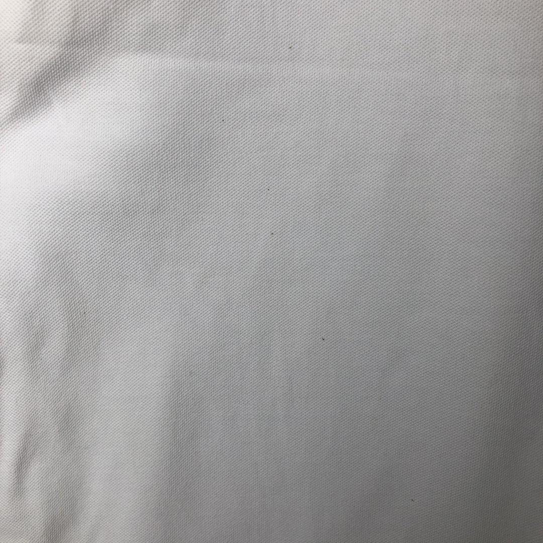 Ralph Lauren Classic Fit short sleeve polo shirt, men's size XL cotton white type Vintage Second Hand
