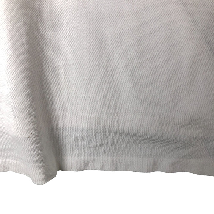 Ralph Lauren Classic Fit short sleeve polo shirt, men's size XL cotton white type Vintage Second Hand