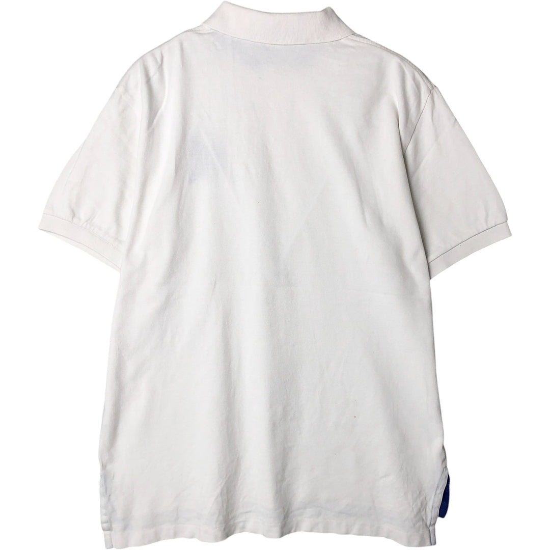 Ralph Lauren POLO by Ralph Lauren short sleeve polo shirt, men's size L cotton white type Vintage Second Hand