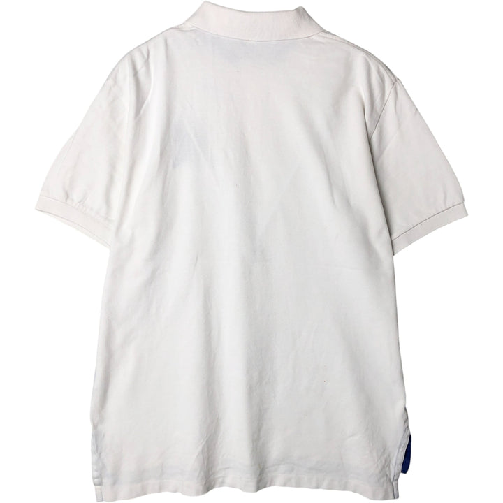 Ralph Lauren POLO by Ralph Lauren short sleeve polo shirt, men's size L cotton white type Vintage Second Hand