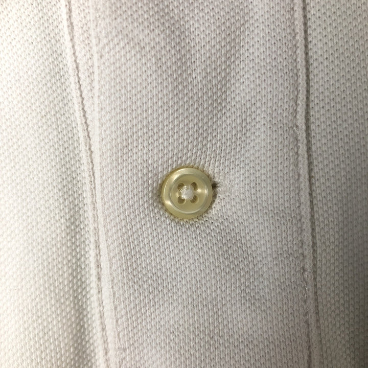 Ralph Lauren POLO by Ralph Lauren short sleeve polo shirt, men's size L cotton white type Vintage Second Hand
