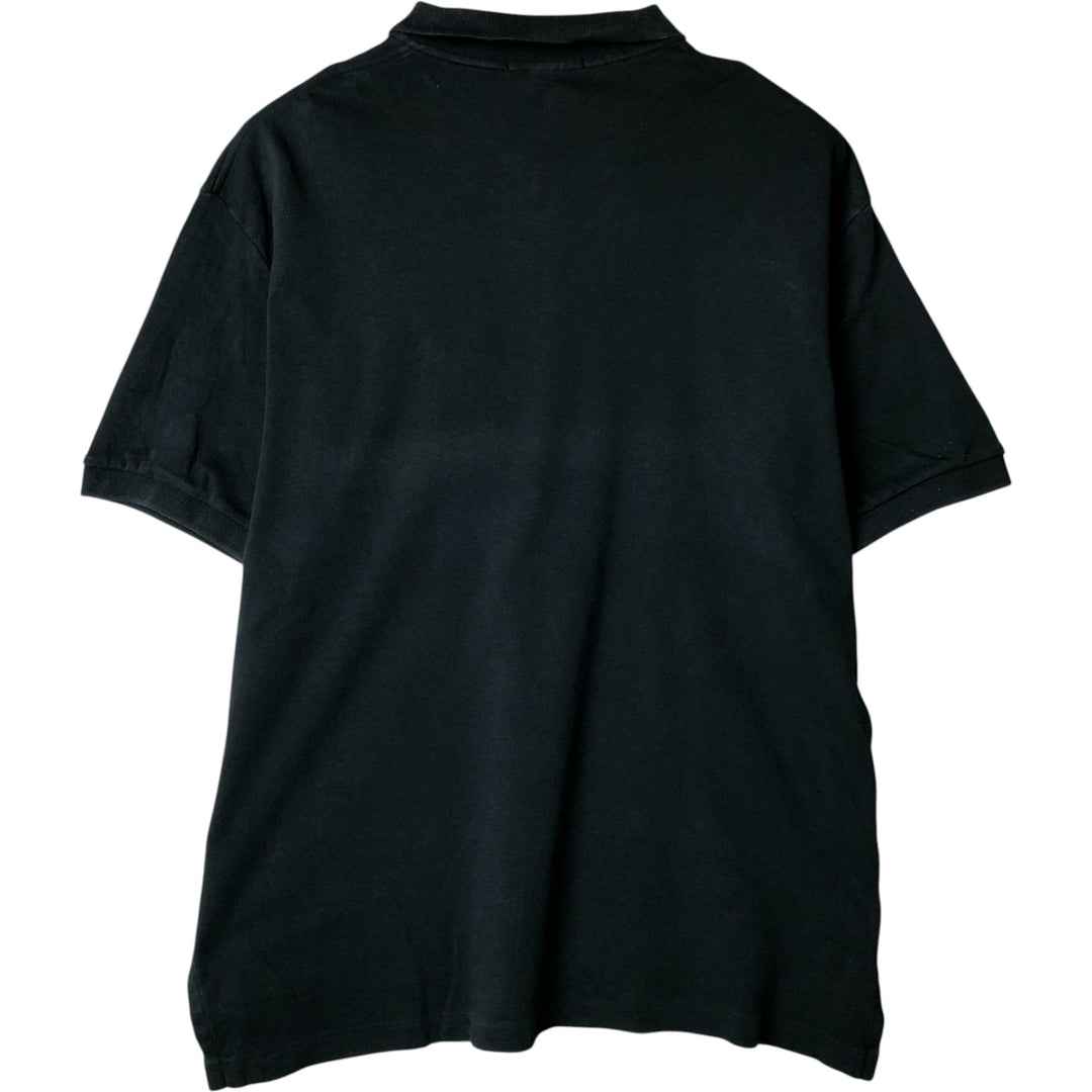 Ralph Lauren POLO by Ralph Lauren short sleeve polo shirt, men's size L cotton black type Vintage Second Hand
