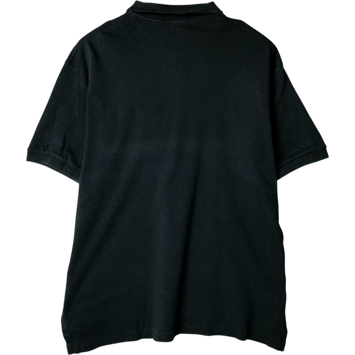 Ralph Lauren POLO by Ralph Lauren short sleeve polo shirt, men's size L cotton black type Vintage Second Hand