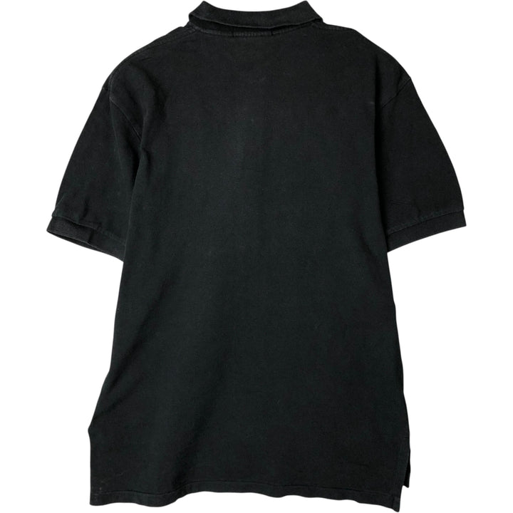 Ralph Lauren POLO by Ralph Lauren short sleeve polo shirt, men's size L cotton black type Vintage Second Hand