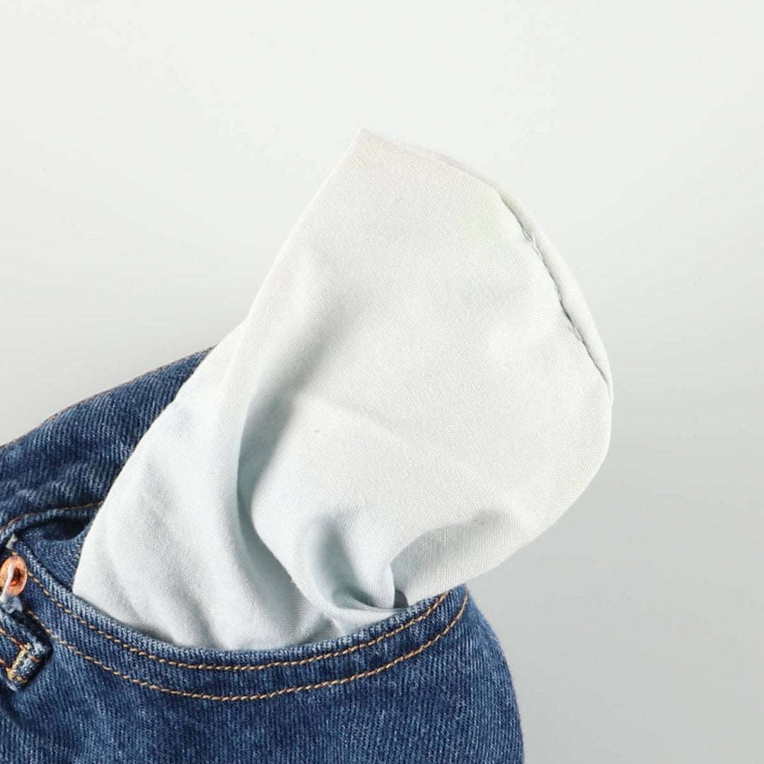 Levi's Premium Rib Cage Straight Denim Pants, Women's Size L (W27) cotton blue type Vintage Second Hand