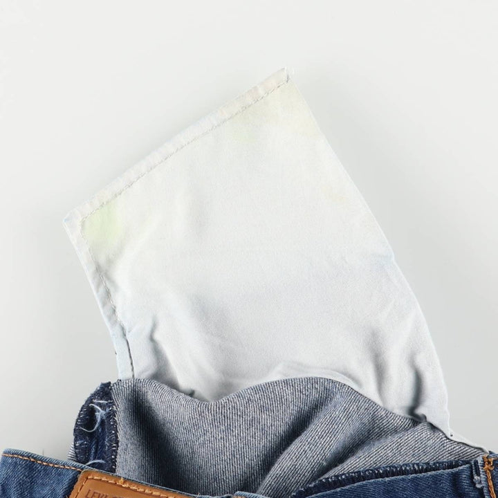 Levi's Premium Rib Cage Straight Denim Pants, Women's Size L (W27) cotton blue type Vintage Second Hand
