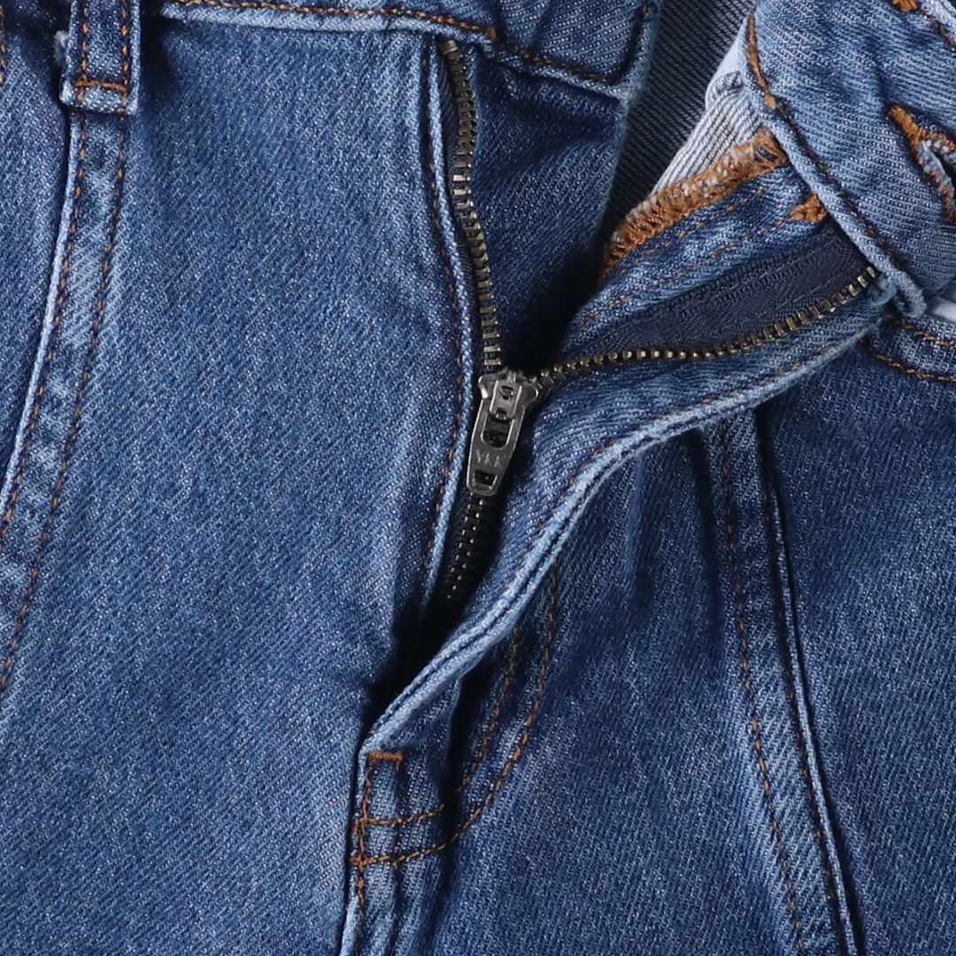The Drop Bell-Bottom Denim Pants, Women's Size L (W28) cotton blue type Vintage Second Hand