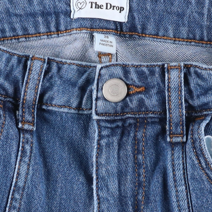 The Drop Bell-Bottom Denim Pants, Women's Size L (W28) cotton blue type Vintage Second Hand