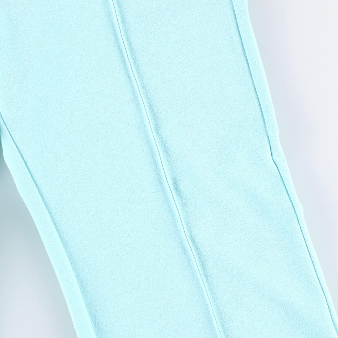 FASHION NOVA Women's Flared Slacks, Made in USA, Size M polyester Blue type light blue Vintage Second Hand