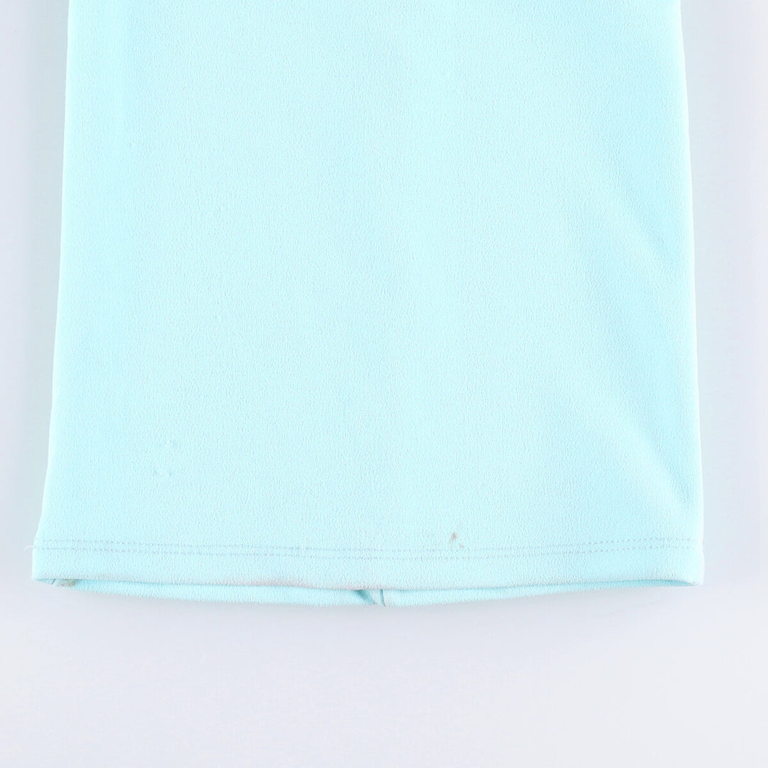 FASHION NOVA Women's Flared Slacks, Made in USA, Size M polyester Blue type light blue Vintage Second Hand