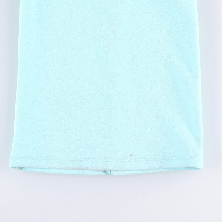 FASHION NOVA Women's Flared Slacks, Made in USA, Size M polyester Blue type light blue Vintage Second Hand