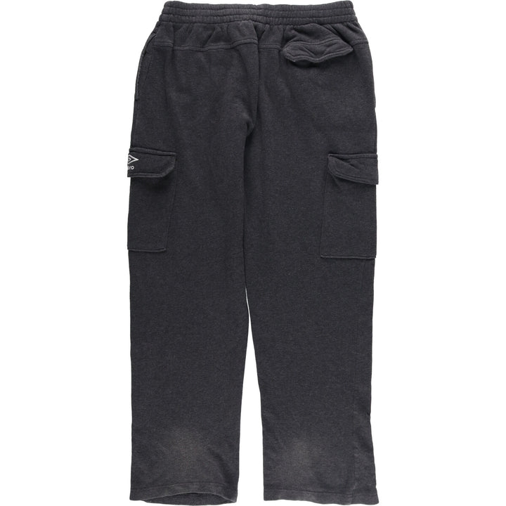 Umbro sweatpants, women's size L polyester Charcoal Vintage Second Hand