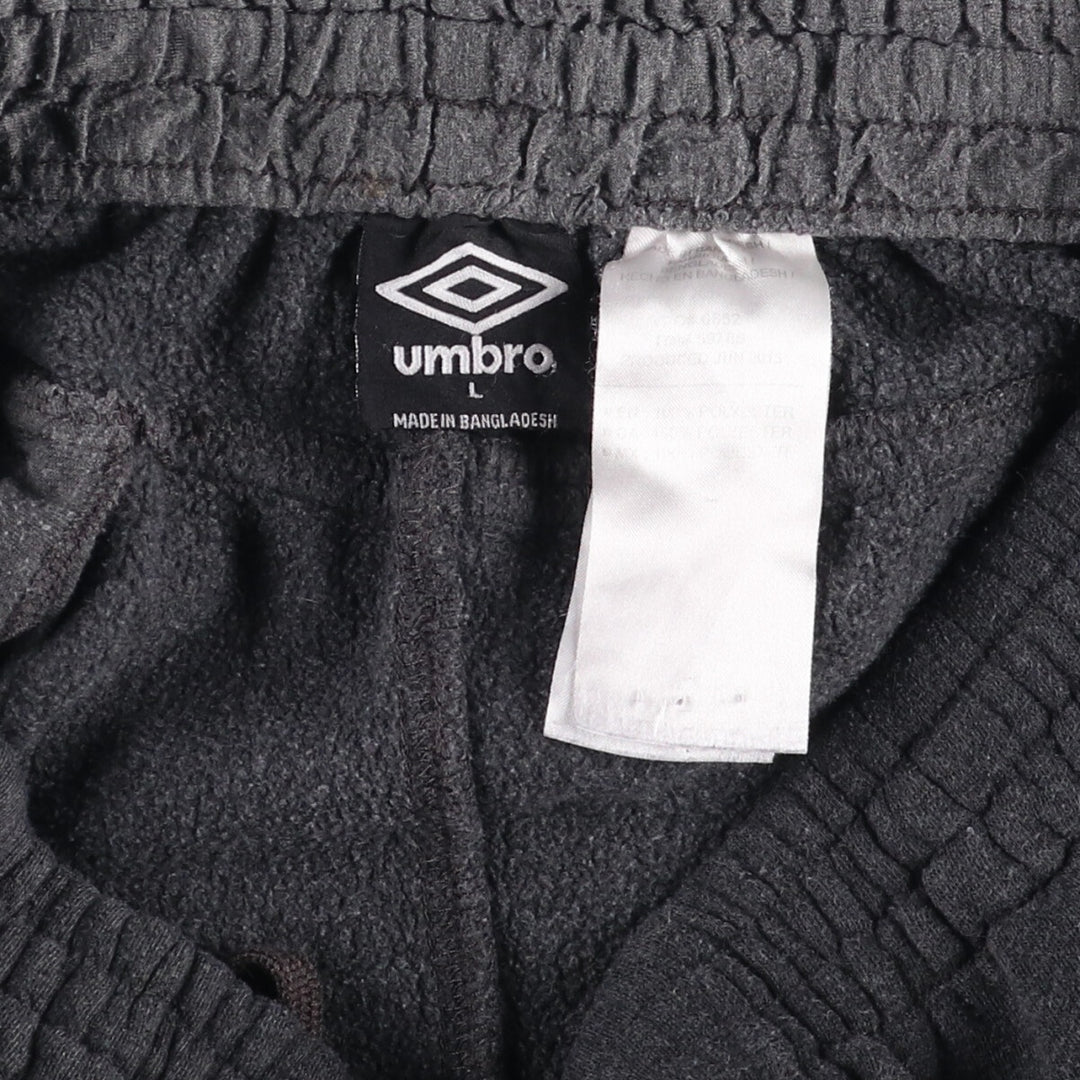 Umbro sweatpants, women's size L polyester Charcoal Vintage Second Hand