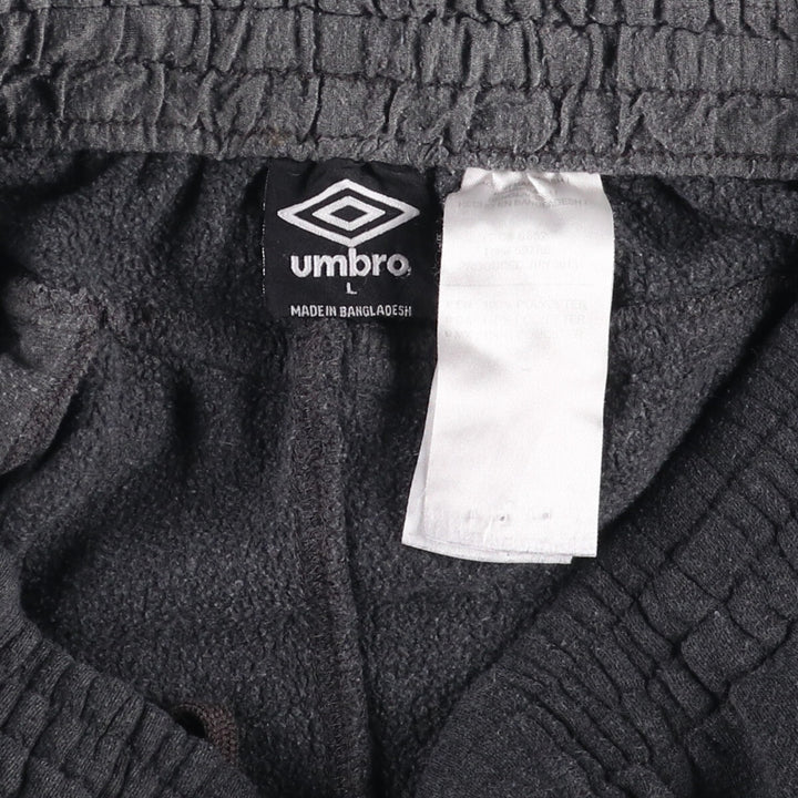Umbro sweatpants, women's size L polyester Charcoal Vintage Second Hand