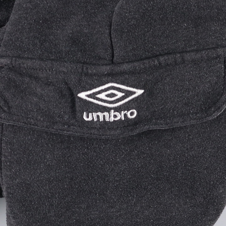 Umbro sweatpants, women's size L polyester Charcoal Vintage Second Hand