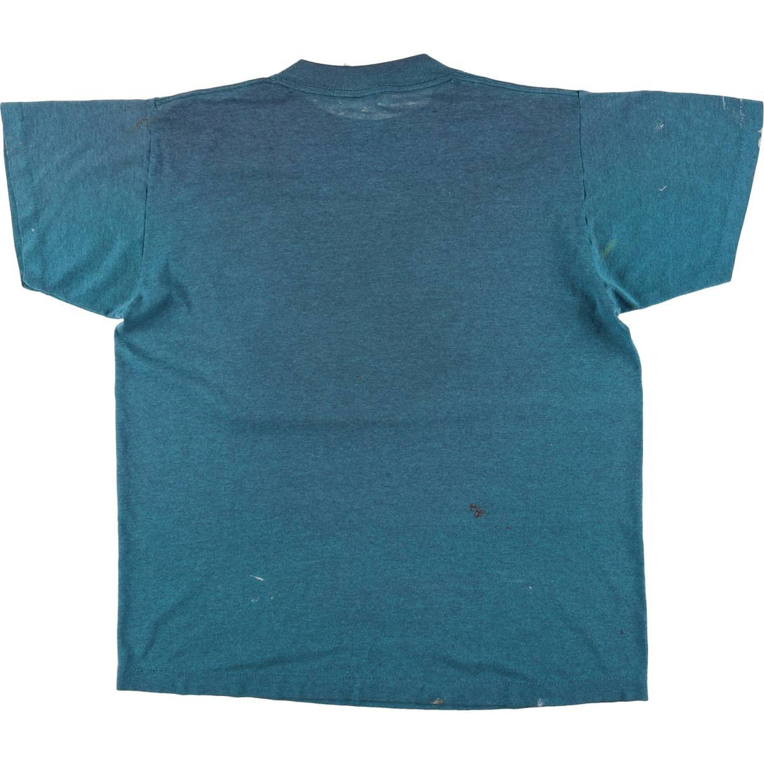 90'S Levi's Short Sleeve Printed T-Shirt, Made in USA, Men's Size Medium, Vintage cotton turquoise blue Vintage Second Hand