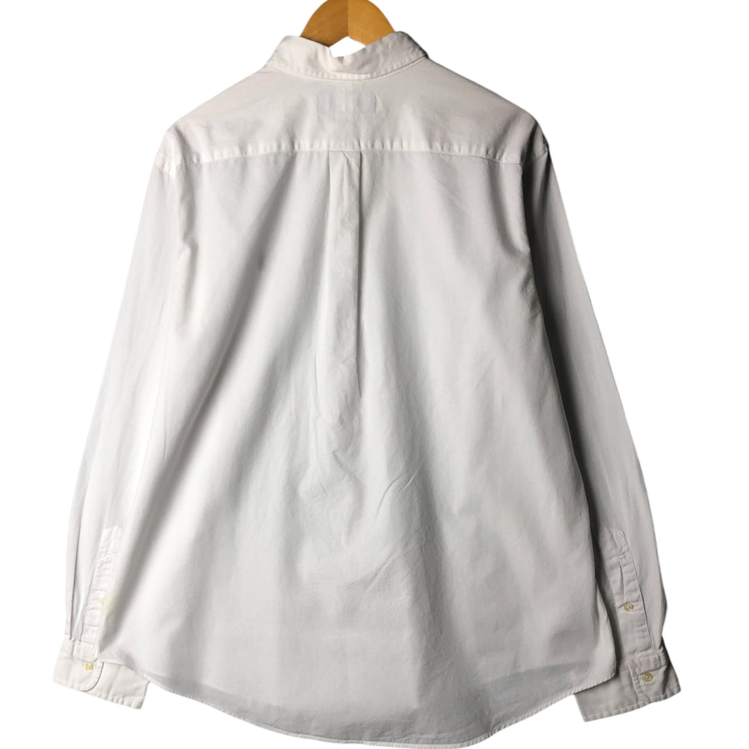 Ralph Lauren CUSTOM FIT long sleeve button down shirt, men's XL size cotton white type Vintage Second Hand