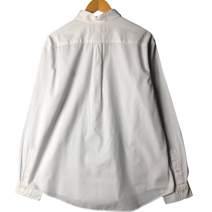 Ralph Lauren CUSTOM FIT long sleeve button down shirt, men's XL size cotton white type Vintage Second Hand
