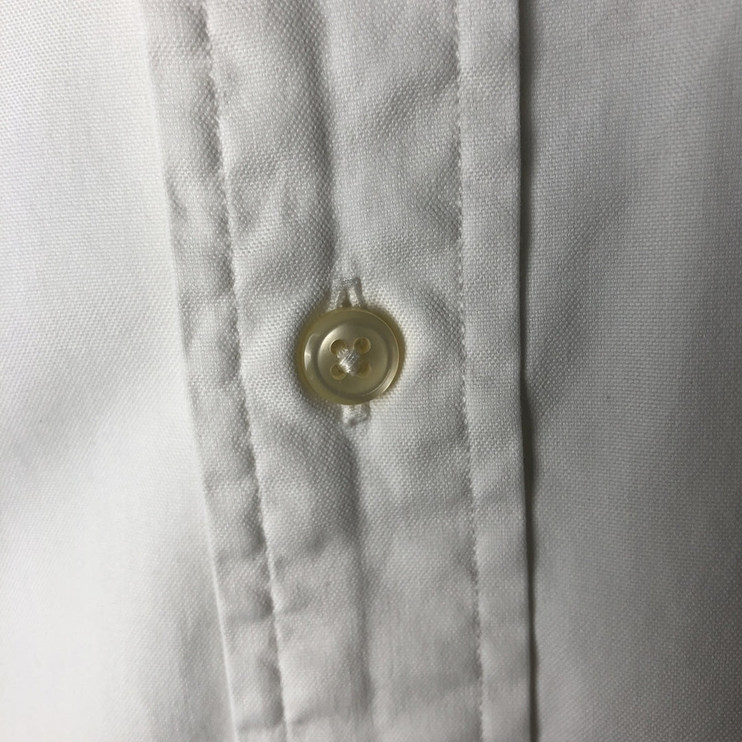 Ralph Lauren YARMOUTH long sleeve button down shirt, men's XL size cotton white type Vintage Second Hand