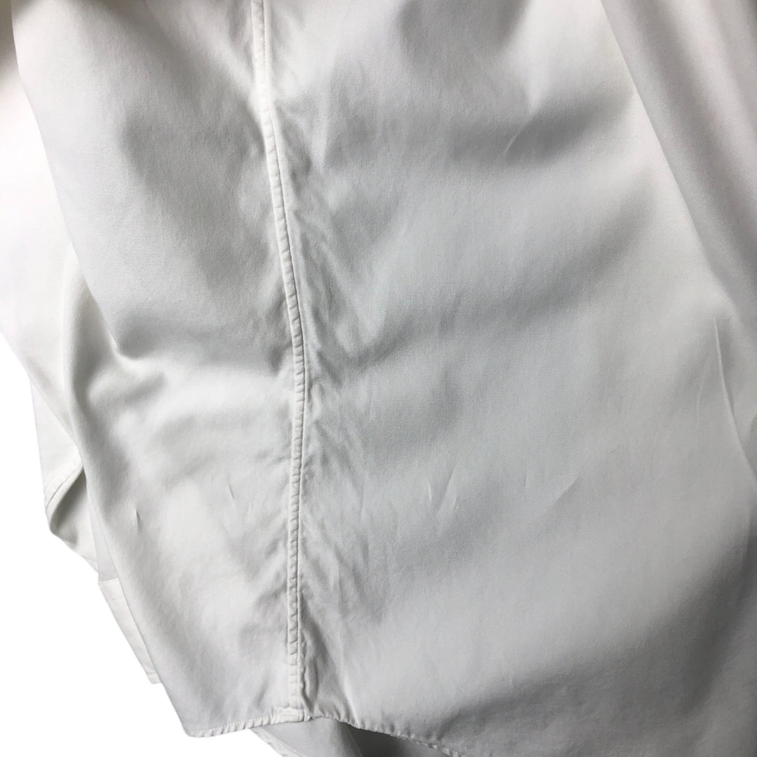 Ralph Lauren YARMOUTH long sleeve button down shirt, men's XL size cotton white type Vintage Second Hand