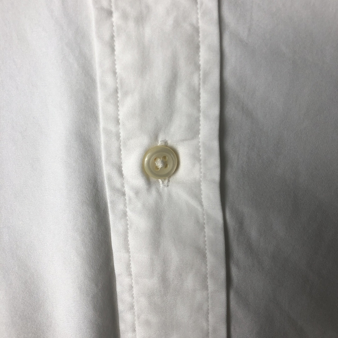 Ralph Lauren Classic Fit Long Sleeve Button Down Shirt, Men's Size L cotton white type Vintage Second Hand